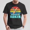 Retrointage Baker Awesome Baker s Geschenk T-Shirt Lustige Geschenke