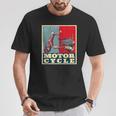 Retrointage Motorrad Herren Jungen Papa Biker Rider Bike T-Shirt Lustige Geschenke