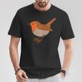 Robin Bird Robin Singbird Bird T-Shirt Lustige Geschenke