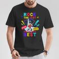 Rock The Test Dont Stress Testing Day 2024 Teachers Students T-Shirt Unique Gifts