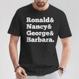 Ronald Nancy George Barbara 80S Republican T-Shirt Unique Gifts
