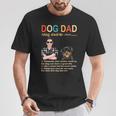Rottweiler Dog Dad Definition For Daddy Fathers Day T-Shirt Unique Gifts
