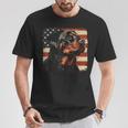 Rottweiler Dog Usa Patriotic Fourth Of July Women T-Shirt Unique Gifts