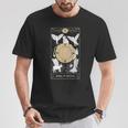 Rueda De La Fortuna X Tarot Card Camiseta unisex Regalos divertidos