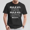 Rules Paramedic Is Always Right Emt T-Shirt Unique Gifts