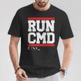 Run Cmd C Command Prompt Windows Ms Dos CmdExe T-Shirt Unique Gifts