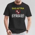SAG-AFTRA Streik-Unterstützung T-Shirt The Show Must Go On Strike! Lustige Geschenke