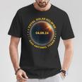 San Antonio Texas Solar Eclipse 2024 Totality Eclipse 2024 T-Shirt Unique Gifts