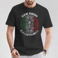 San Diego Aztec Calendar Mayan Skull Mexico Pride Symbol T-Shirt Unique Gifts