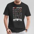 Schedule 2024 Formula Racing Track Formula Car Formula Fan T-Shirt Funny Gifts
