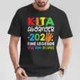 Schulkind Einschulung Schule Letzter Tag Kita Abgänger 2024 T-Shirt Lustige Geschenke