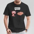 Schwein Ferkel Steak Papa Sarkasmus Für Fleischesser T-Shirt Lustige Geschenke