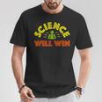 Science Will Win Facts Over Fear Trust Science Knowledge T-Shirt Unique Gifts