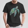 Sea Turtle Beach Lover Ocean Animal Graphic Novelty Womens T-Shirt Unique Gifts