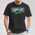 Sexual Assault Awareness Support Squad I Wear Teal Ribbon T-Shirt Unique Gifts