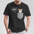 Shiba Inu Pocket Nope Shiba Inu T-Shirt Unique Gifts