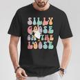 Silly Goose On The Loose Groovy Silliest Goose Lover T-Shirt Funny Gifts