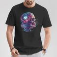 Sistema Solar En Un Cerebro Cráneo Sistema Solar Astronomía Camiseta unisex Regalos divertidos