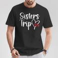 Sisters Trip 2024 Vacation Travel Sisters Weekend T-Shirt Personalized Gifts