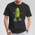 Skater Pickle Kostüm Für Inlineskating Liebhaber T-Shirt Lustige Geschenke