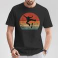 Skaters Having Fun Retro Sunset Skateboard N Skater T-Shirt Lustige Geschenke