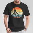 Ski Tignes France Vintage Snow Skiing Vacation T-Shirt Unique Gifts