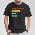 Social Worker Superhero Myth Legend Social Worker T-Shirt Unique Gifts