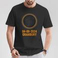 Solar Eclipse 2024 State Granbury Total Solar Eclipse April T-Shirt Personalized Gifts Solar Eclipse 2024 State Granbury Total Solar Eclipse April T-Shirt Personalized Gifts