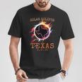 Solar Eclipse 2024 Texas Usa State Totality Path Souvenir T-Shirt Unique Gifts