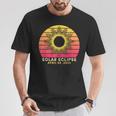 Solar Eclipse 2024 Total Solar Eclipse April 8 2024 Vintage T-Shirt Funny Gifts