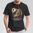 Solar Eclipse Bigfoot Wearing Glasses April 8 2024 T-Shirt Funny Gifts