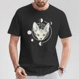 Sphynx Cat Moon Phase Gothic T-Shirt Unique Gifts