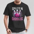 Splits 'N Giggles Bowling Team Bowler Sports Player T-Shirt Unique Gifts
