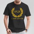 Spqr Senatus Populus Que Romanus Camp Jupiter T-Shirt Lustige Geschenke