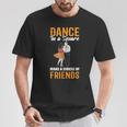 Square Dance Tanz In Einem Quadrat Bilde Einen Freundeskreis German T-Shirt Lustige Geschenke