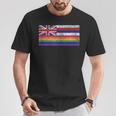 State Of Hawaii Lgbtq Gay Pride Rainbow Flag T-Shirt Unique Gifts