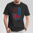 Steak Whiskey Freedom Cigars Usa Flag T-Shirt Unique Gifts