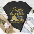 Stepping Into My Capricorn Birthday With God Grace And Mercy T-Shirt Unique Gifts