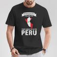 Stimme Sagt Mir Dass Ich Nach Peru Peru Gehen Muss T-Shirt Lustige Geschenke