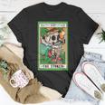 The Stoner Tarot Card Skeleton Cannabis Weed Lover Marijuana T-Shirt Funny Gifts