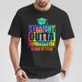 Straight Outta Kindergarten School Graduation Class Of 2024 T-Shirt Funny Gifts