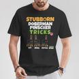 Stubborn Doberman Pinscher Tricks Dog Lover Dobermann T-Shirt Unique Gifts