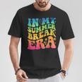 In My Summer Break Era Summer Break Groovy Teacher Tie Dye T-Shirt Funny Gifts