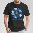Sunflower Colon Cancer Awareness Month T-Shirt Unique Gifts