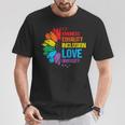 Sunflower Kindness Equality Inclusion Diversity Love T-Shirt Unique Gifts