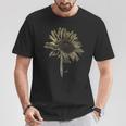 Sunflower Nature Flowers Wild Fields Yellow Plants T-Shirt Unique Gifts