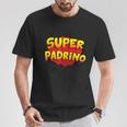 Súper Padrino Regalo Para Padrino De Bautizo Camiseta unisex Regalos divertidos