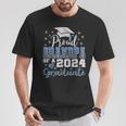 Super Proud Grandpa Of 2024 Graduate Awesome Family College T-Shirt Unique Gifts