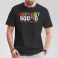 Support Squad Autism Awareness Multicolor Ribbon T-Shirt Unique Gifts