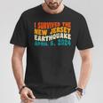 I Survived The New Jersey 48 Magnitude Earthquake T-Shirt Unique Gifts